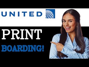 How To Print Boarding Pass For United Airlines (2025)
