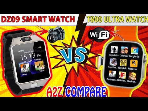 T800 Ultra Vs DZ09 Smart Watch 🔥| 2025 Which is Best 🤔