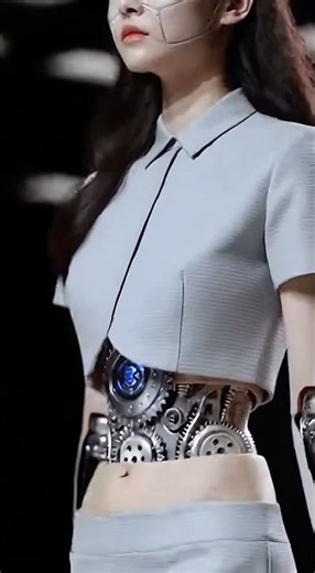 Fashion meets the future—and it’s stunning#robot