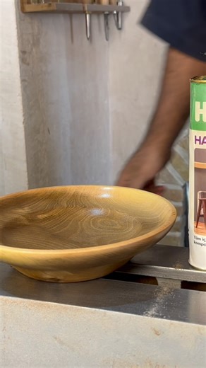 Wooden Plate Turning in Minutes | Hypnotic Lathe Craft #woodworking