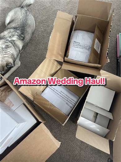 Amazon Wedding Haul! A little over five more months 💌💌 #bride #2026bride #wedding #amazon #amazonfinds