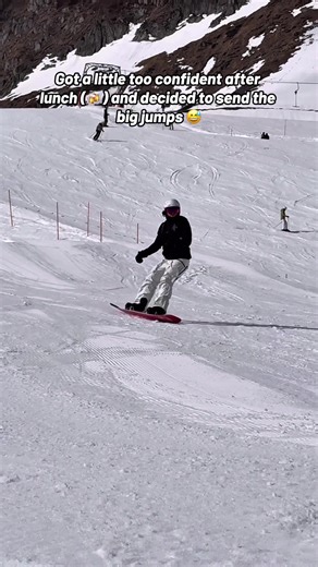 Snowboarding Fails: Learning from Big Jumps