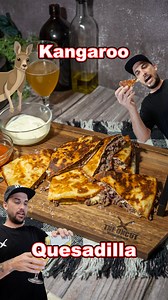Cheesy Spicy Kangaroo Quesadilla | Uncut Kitchen