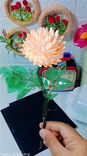 How to make flowers from styrofoam #diy #recycledart #handmade