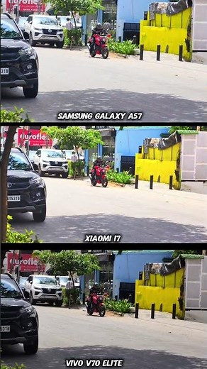 Samsung Galaxy A57 vs Xiaomi 17 vs Vivo V70 Elite Photography Test Camera Ultimate Zoom test compare