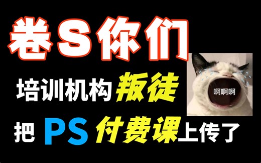 【PS教程】1000集！直接看时长！最完整的PS教程从软件基础开始学！PS基础/PS技巧习题/人像精修/合成海报/板式设计/色彩搭配/