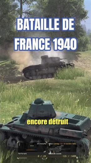 Bataille de France 1940 🇫🇷 : Formation de chars français contre un Panzer III ! | Gates of Hell