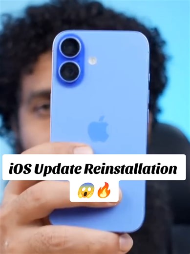 iOS Update Reinstallation Method Explained