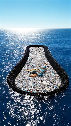 This isn’t CGI. It’s cleaning the largest trash pile on Earth 🌍😳 Dutch engineers deployed a 600-meter floating barrier in the Pacific that uses ocean currents to trap plastic — no fuel, no engines. The Great Pacific Garbage Patch is finally shrinking. Watch closely… then watch again 👀 #OceanCleanup #DutchEngineering #EnvironmentalInnovation #Sustainability #CleanOceans #FutureTech #EngineeringForGood #FBLifestyle | Engineering Post