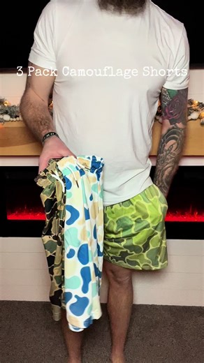 3 Pack Camouflage Shorts: Trendy and Stylish Wear