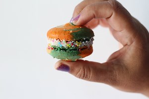 7.1K views · 126 reactions | How to make Coconut French Macaroons @home in easy steps? Wanna learn for free? Watch this video. Full recipe - click below link. Don't forget to like/share and subscribe. https://www.youtube.com/watch?v=oUD9UzlVkUw | Momshomemade | Facebook