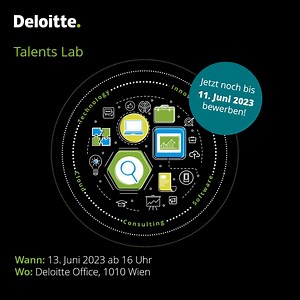 Sichere dir jetzt noch deinen Platz für das Deloitte #Talentslab! 朗...