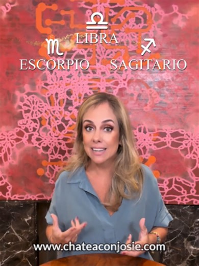 Horóscopo Semanal del 20 al 26 de abril. ¡Este es el Horóscopo de la semana Libra ♎️, Escorpio ♏️ y Sagitario ♐ Les doy la bienvenida a este espacio, donde a través del horóscopo de la semana puedes conocer qué te depara el destino. ¿Quieres encontrar la felicidad? Mis expertas y yo te ayudaremos, ingresa a chateaconjosie.com #horoscope #zodiacsigns #libra #escorpio #sagitario