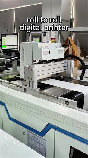 Water-based roll-to-roll digital printer, can be used for calligraphy, Chinese painting, labels, paper and plastic packaging, chopsticks, toothpick cover and other fields of printing, without plate can achieve small batch customization#paperpackaging #strawpackage #rolltorollprinter #packaging #printingsolutions #digitalprinter #printingmachine