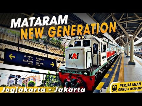 TRIP KERETA API MATARAM | Review Kereta Api NEW GENERATION Yogyakarta - Ps. Senen