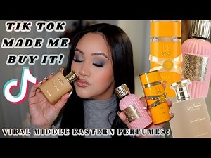 MIDDLE EASTERN PERFUME HAUL 🛍 VIRAL TIK TOK PERFUMES REVIEW | AMY GLAM ✨