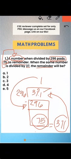 23K views · 697 reactions | CSE MATH PROBLEMS #ipassedreviewer #civiilserviceexamreviewer #csetips #followers #civilserviceexam2024 #CSEExam #civilserviceexam | IPassed Reviewer | Facebook
