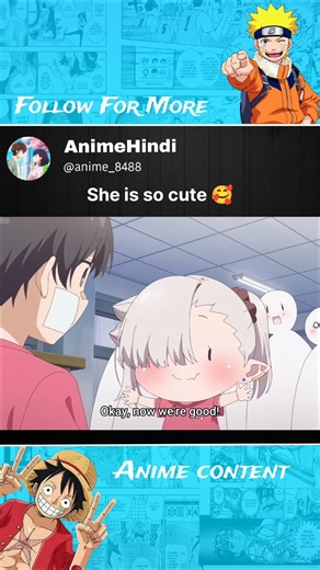 She is so cute 🤭 || Li'l Miss Vampire Can't Suck Right || #anime #shorts #animeshorts #animeedit