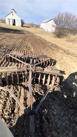 Springtime field prep with the BN Farmall