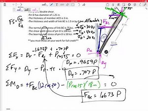 Mechanics of Materials - Allowable Stress Design Example 3