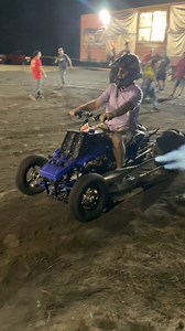 105K views · 942 reactions | Dirt racing in a polo shirt and shorts! This Two Stroke Drag Quad is Wild! | CycleDrag | Facebook