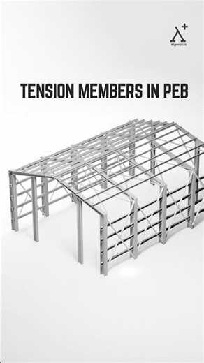Tension members in the PEB structures
