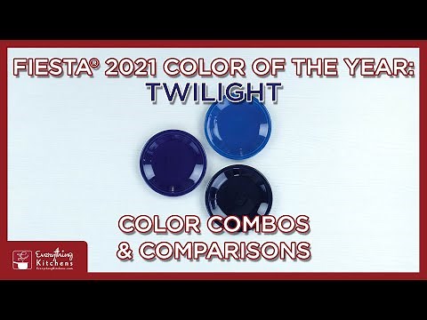 Fiesta® Twilight Color of the Year 2021 Combinations & Comparison
