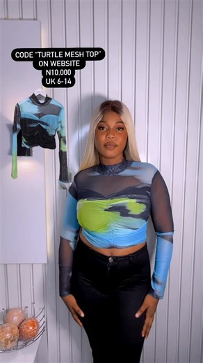 Stylish Mesh Top with Inner Included