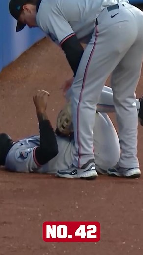 Top Plays of 2025: No. 42 Derek Hill goes fully parallel to the ground on this incredible diving catch! | MLB