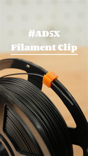 Tangling filament? Not on our watch. 3D printed this simple but essential filament clip on the AD5X. 😎 Try it yourself: https://www.flashforge.com/collections/3d-printers?ref=Facebook Designer: Hodzinets(makerworld) #3dprinting #3dprinter #3dprinted #3dprintedlife #filamentclip #Flashforge #printwithflashforge | Flashforge
