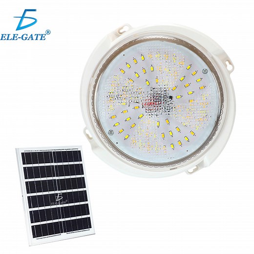 Lámpara Solar Led Circular 50W | Control Remoto -43% $16...