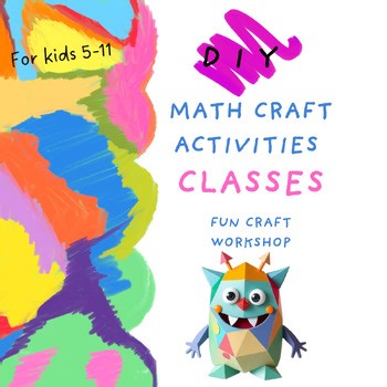DIY Math Craft Activity: Geometry Shape Monster