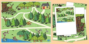 Woodland Mat (Compatible with Bee-Bot)