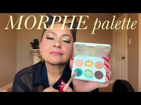 MORPHE python code palette everyday eyeshadow tutorial.￼