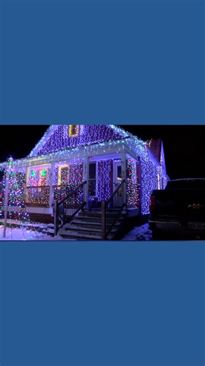 Nevada Street Christmas display features hundreds of lights