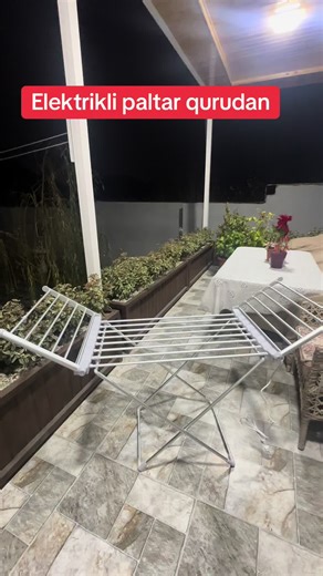 Elektrikli paltar qurudan – xüsusən qış aylarında əvəzolunmazdır ❄️ ✔️ Paltarları tez və təhlükəsiz qurudur ✔️ Az elektrik sərfiyyatı ✔️ Evdə yer tutmur ✔️ Körpə və gündəlik geyimlər üçün idealdır 📩 Sifariş üçün mesaj yazın 0707734411 #paltarqurudan #elektriklipaltarqurudan #evesyalari #qisucun #rahatliq