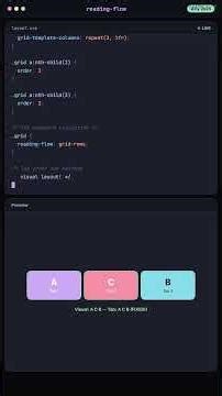 Your CSS Grid Is Breaking Keyboard Users -- Here's the Fix #shorts #css #a11y