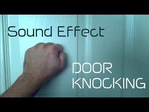 Door Knocking Sound Effect in ((STEREO))