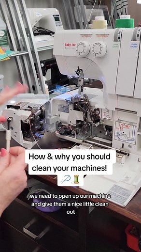 Watching the thread bits get cleaned off felt like a breath of fresh air 😅 #sewingmachinetips #sewingmachinemaintenance #cleaningyoursewingmachine #usingasewingmachine