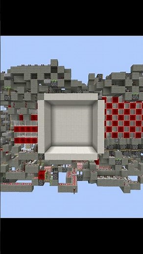 3.0s Observerless 8x8 Piston Door #redstone #minecraft #shorts