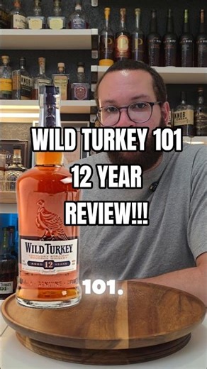 WILD TURKEY 101 12 YEAR REVIEW!!!#bourbonwhiskey #bourbon #whisky #whiskey #whiskeytube