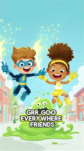 OH NO! GOO MONSTER VS SUPERHEROES!