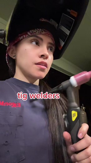 Female Texas Welder Showcasing Superior Tig Welding Skills