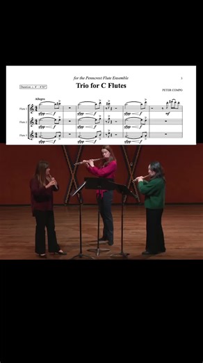 Enchanting Trio for 3 Flutes Performance