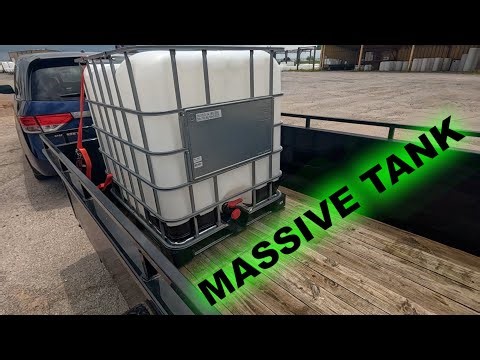 275 Gallon Water Tank Pick-Up ~ Power Washing Rig | Saving on Shipping!