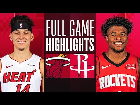 HEAT at ROCKETS | NBA PRESEASON FULL GAME HIGHLIGHTS | October 20, 2023