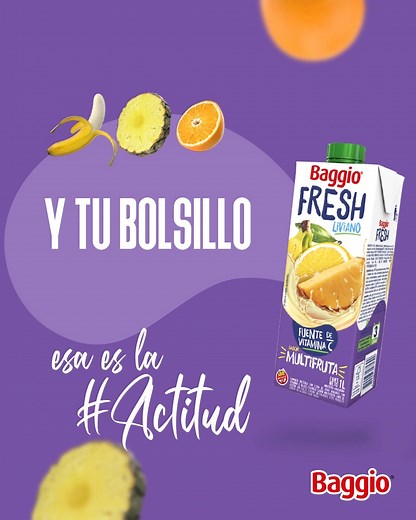 NUEVOS JUGOS BAGGIO FRESH. Hay una nueva opción para refrescar tu verano y cuidar tu bolsillo, y es de Baggio. #ActitudFresh | Baggio en tu vida