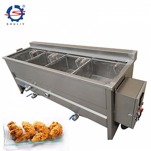 [Hot Item] Industrial Coconut Shrimp Corn Flakes Pork Rinds Fryer Falafel Frying Machine