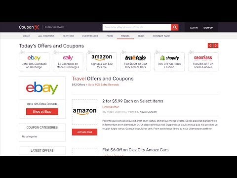 How to Make a Coupon Website in WordPress - 2018