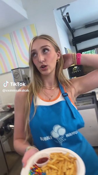 Girl dinner ice cream shop addition